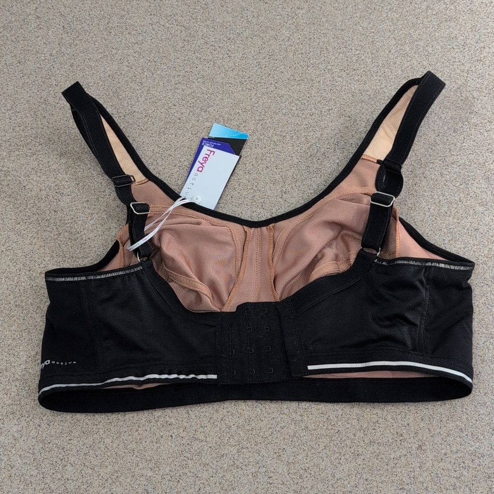 Freya Force Bra, Crop Top Soft Cup, Black, New, UK Size 34G US Sz 34I - Picture 6 of 12
